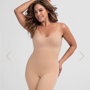 Honey love mid thigh body suit